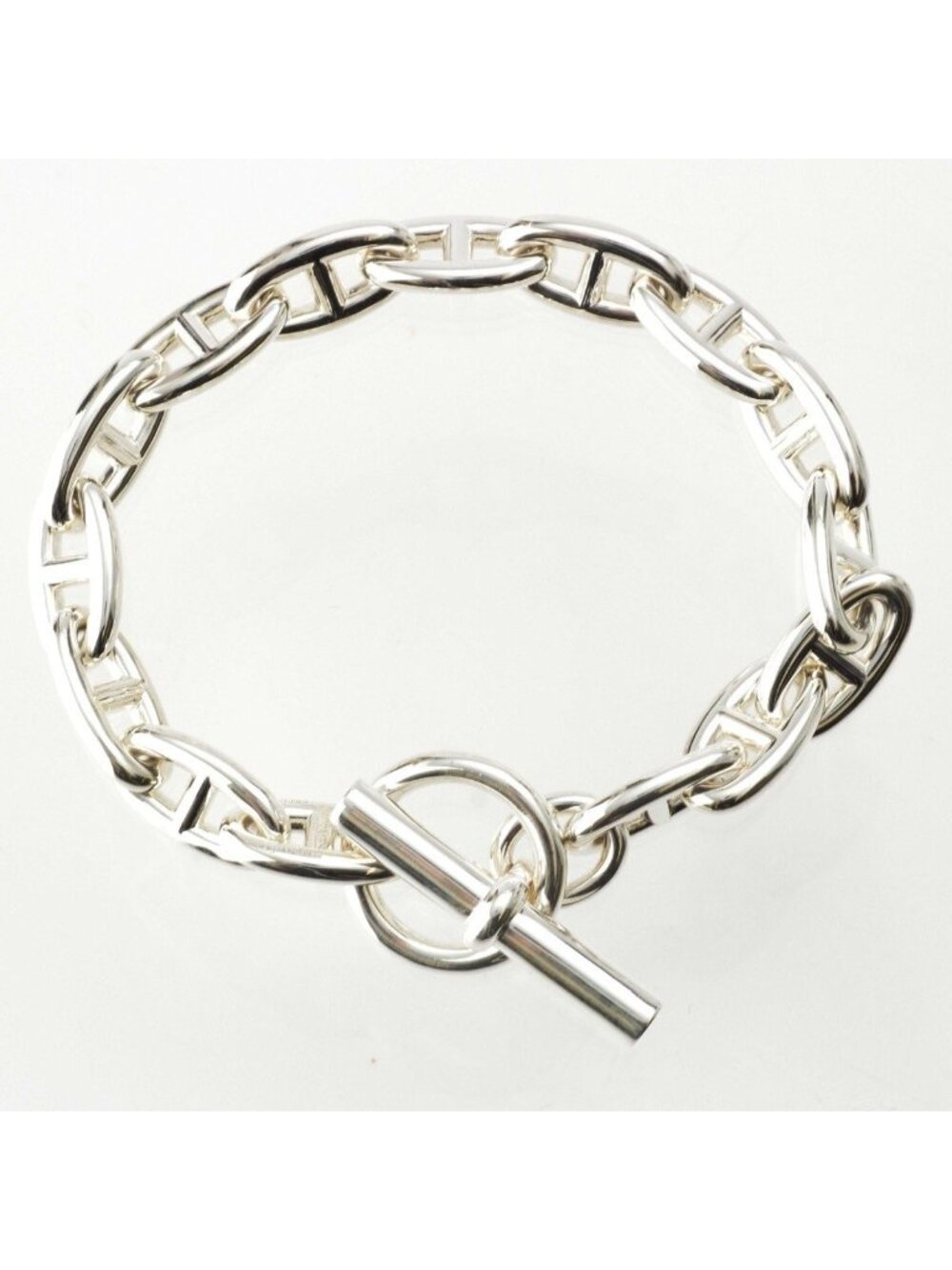Hermes Chaine D'Ancre GM 15 Top Bracelet Silver 20